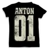 Заказать мужскую футболку в Москве. Футболка с полной запечаткой (мужская) Антон 01 от weeert - готовые дизайны и нанесение принтов.