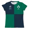 Заказать мужскую футболку в Москве. Футболка с полной запечаткой (мужская) Ирландия регби - Кубок Мира  от rugby - готовые дизайны и нанесение принтов.