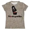 Заказать мужскую футболку в Москве. Футболка с полной запечаткой (мужская) Meatryoshka от Leichenwagen - готовые дизайны и нанесение принтов.