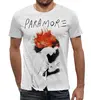 Заказать мужскую футболку в Москве. Футболка с полной запечаткой (мужская) Paramore от geekbox - готовые дизайны и нанесение принтов.