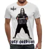 Заказать мужскую футболку в Москве. Футболка с полной запечаткой (мужская) Joey Jordison от Vladec11 - готовые дизайны и нанесение принтов.
