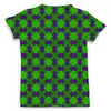 Заказать мужскую футболку в Москве. Футболка с полной запечаткой (мужская) Зеленая графика от THE_NISE  - готовые дизайны и нанесение принтов.