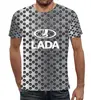 Заказать мужскую футболку в Москве. Футболка с полной запечаткой (мужская) авто Lada от THE_NISE  - готовые дизайны и нанесение принтов.