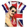 Заказать мужскую футболку в Москве. Футболка с полной запечаткой (мужская) ✪ Freddie Mercury ✪ от balden - готовые дизайны и нанесение принтов.