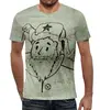 Заказать мужскую футболку в Москве. Футболка с полной запечаткой (мужская) Fallout Kuz'mich от madw - готовые дизайны и нанесение принтов.