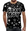 Заказать мужскую футболку в Москве. Футболка с полной запечаткой (мужская) Starboy от Artman - готовые дизайны и нанесение принтов.