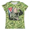 Заказать мужскую футболку в Москве. Футболка с полной запечаткой (мужская) Fidel Castro  от balden - готовые дизайны и нанесение принтов.