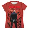 Заказать мужскую футболку в Москве. Футболка с полной запечаткой (мужская) Hitman от Red Cardinal - готовые дизайны и нанесение принтов.