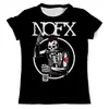 Заказать мужскую футболку в Москве. Футболка с полной запечаткой (мужская) NOFX  от geekbox - готовые дизайны и нанесение принтов.