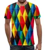 Заказать мужскую футболку в Москве. Футболка с полной запечаткой (мужская) Colors от Fonzo - готовые дизайны и нанесение принтов.
