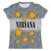 Заказать мужскую футболку в Москве. Футболка с полной запечаткой (мужская) Nirvana от weeert - готовые дизайны и нанесение принтов.