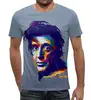 Заказать мужскую футболку в Москве. Футболка с полной запечаткой (мужская) Al Pacino от T-shirt print  - готовые дизайны и нанесение принтов.