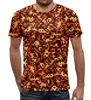 Заказать мужскую футболку в Москве. Футболка с полной запечаткой (мужская) Grunge Pixel от THE_NISE  - готовые дизайны и нанесение принтов.