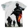 Заказать мужскую футболку в Москве. Футболка с полной запечаткой (мужская) Battlefield от geekbox - готовые дизайны и нанесение принтов.