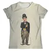 Заказать мужскую футболку в Москве. Футболка с полной запечаткой (мужская) Чарли Чаплин от T-shirt print  - готовые дизайны и нанесение принтов.