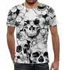 Заказать мужскую футболку в Москве. Футболка с полной запечаткой (мужская) Skull от Никита Коледенков - готовые дизайны и нанесение принтов.