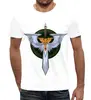 Заказать мужскую футболку в Москве. Футболка с полной запечаткой (мужская) Dark Angels от GeekFox  - готовые дизайны и нанесение принтов.