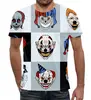 Заказать мужскую футболку в Москве. Футболка с полной запечаткой (мужская) клоуны от THE_NISE  - готовые дизайны и нанесение принтов.