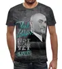 Заказать мужскую футболку в Москве. Футболка с полной запечаткой (мужская)  Phil Collins (1) от T-shirt print  - готовые дизайны и нанесение принтов.
