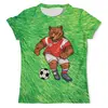 Заказать мужскую футболку в Москве. Футболка с полной запечаткой (мужская) Футболист от T-shirt print  - готовые дизайны и нанесение принтов.