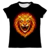 Заказать мужскую футболку в Москве. Футболка с полной запечаткой (мужская) Огненный лев от Ирина - готовые дизайны и нанесение принтов.