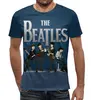 Заказать мужскую футболку в Москве. Футболка с полной запечаткой (мужская) The Beatles  (1) от ПРИНТЫ ПЕЧАТЬ  - готовые дизайны и нанесение принтов.