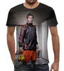 Заказать мужскую футболку в Москве. Футболка с полной запечаткой (мужская) Messi от skynatural - готовые дизайны и нанесение принтов.