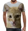 Заказать мужскую футболку в Москве. Футболка с полной запечаткой (мужская) Кот кот от cherdantcev - готовые дизайны и нанесение принтов.