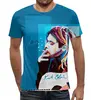 Заказать мужскую футболку в Москве. Футболка с полной запечаткой (мужская) Курт Кобейн от geekbox - готовые дизайны и нанесение принтов.
