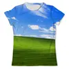 Заказать мужскую футболку в Москве. Футболка с полной запечаткой (мужская) Windows XP от Nalivaev - готовые дизайны и нанесение принтов.