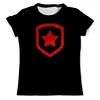 Заказать мужскую футболку в Москве. Футболка с полной запечаткой (мужская) Gambit от Niq=D - готовые дизайны и нанесение принтов.