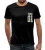 Заказать мужскую футболку в Москве. Футболка с полной запечаткой (мужская) Елисей 01 от weeert - готовые дизайны и нанесение принтов.