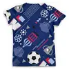 Заказать мужскую футболку в Москве. Футболка с полной запечаткой (мужская) Футбол   от T-shirt print  - готовые дизайны и нанесение принтов.
