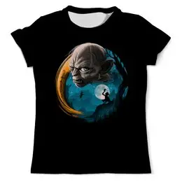 Заказать мужскую футболку в Москве. Футболка с полной запечаткой (мужская) Голум от T-shirt print  - готовые дизайны и нанесение принтов.