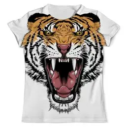 Заказать мужскую футболку в Москве. Футболка с полной запечаткой (мужская) Тигр  от scoopysmith - готовые дизайны и нанесение принтов.