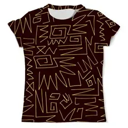 Заказать мужскую футболку в Москве. Футболка с полной запечаткой (мужская) Afrikan Pattern от THE_NISE  - готовые дизайны и нанесение принтов.