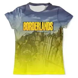 Заказать мужскую футболку в Москве. Футболка с полной запечаткой (мужская) Borderlands от THE_NISE  - готовые дизайны и нанесение принтов.