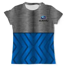 Заказать мужскую футболку в Москве. Футболка с полной запечаткой (мужская) Subaru от THE_NISE  - готовые дизайны и нанесение принтов.