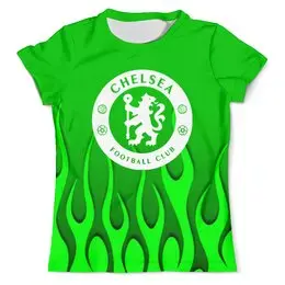 Заказать мужскую футболку в Москве. Футболка с полной запечаткой (мужская) Chelsea от THE_NISE  - готовые дизайны и нанесение принтов.