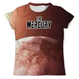 Заказать мужскую футболку в Москве. Футболка с полной запечаткой (мужская) The Mercury (The Planet) от ISliM - готовые дизайны и нанесение принтов.