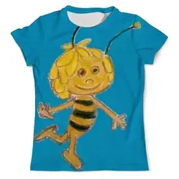 Заказать мужскую футболку в Москве. Футболка с полной запечаткой (мужская) Пчелка от mrs-snit@yandex.ru - готовые дизайны и нанесение принтов.