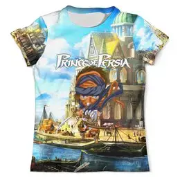Заказать мужскую футболку в Москве. Футболка с полной запечаткой (мужская) Prince Of Persia от  PRO_DESIGN - готовые дизайны и нанесение принтов.