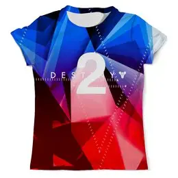 Заказать мужскую футболку в Москве. Футболка с полной запечаткой (мужская) Destiny 2 от THE_NISE  - готовые дизайны и нанесение принтов.