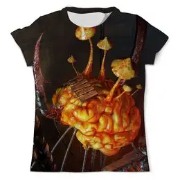 Заказать мужскую футболку в Москве. Футболка с полной запечаткой (мужская) Infected Mushroom от inPrintio - готовые дизайны и нанесение принтов.