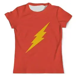 Заказать мужскую футболку в Москве. Футболка с полной запечаткой (мужская) The Flash от Y L - готовые дизайны и нанесение принтов.