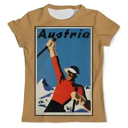 Заказать мужскую футболку в Москве. Футболка с полной запечаткой (мужская) Австрия от acidhouses - готовые дизайны и нанесение принтов.