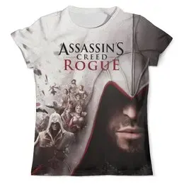 Заказать мужскую футболку в Москве. Футболка с полной запечаткой (мужская) Assassin’s Creed от weeert - готовые дизайны и нанесение принтов.