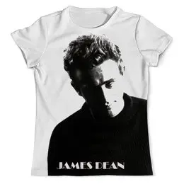 Заказать мужскую футболку в Москве. Футболка с полной запечаткой (мужская) James Dean Джеймс Дин от James Dean - готовые дизайны и нанесение принтов.