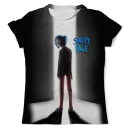 Заказать мужскую футболку в Москве. Футболка с полной запечаткой (мужская) Sally Face (Салли Фейс) от weeert - готовые дизайны и нанесение принтов.