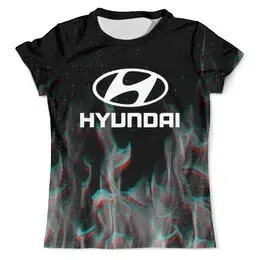 Заказать мужскую футболку в Москве. Футболка с полной запечаткой (мужская) Hyundai от THE_NISE  - готовые дизайны и нанесение принтов.